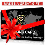 5 Pack RFID Blocking Card for Credit Debit ID Card (Black WM)