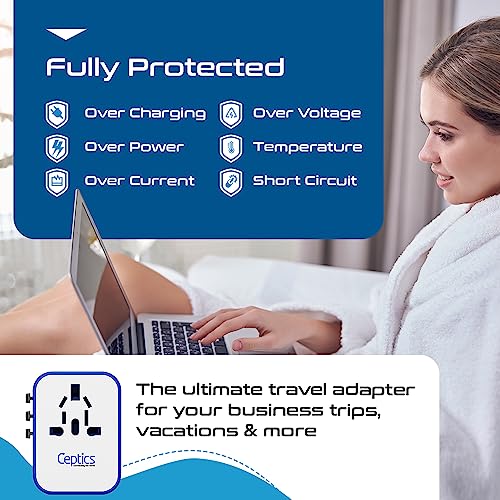 Travel Adapter Worldwide (White)