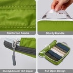 Compression Packing Cubes for Travel (Green / 8PCS)