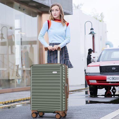 Expandable Luggage (Dark Green / DB/TB/28in)