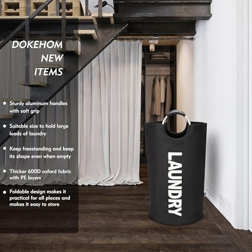125L X Large Laundry Basket Bag (Black / 125L)