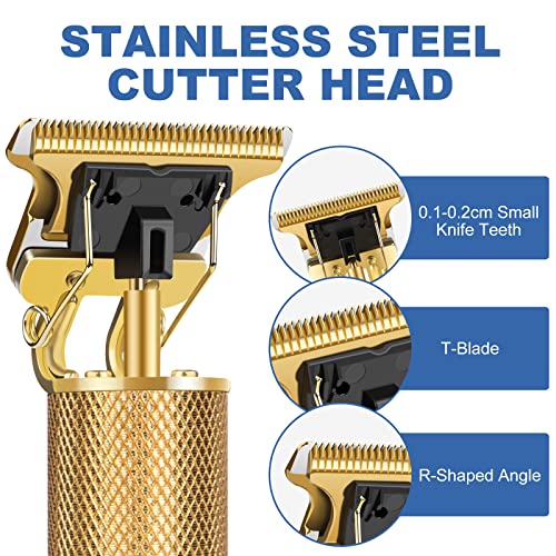 Professional Beard Trimmer for Men (Gold)