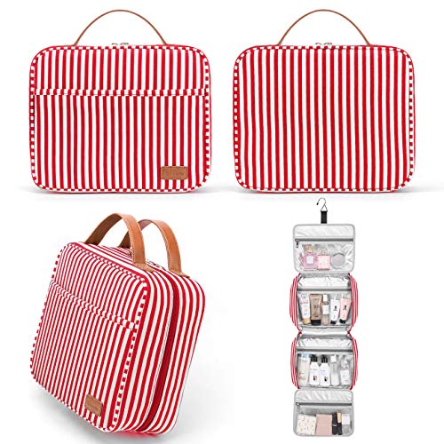 Hanging Travel Toiletry Bag (M-Red)