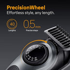 All-in-One Style Kit Series 5 5471, 8-in-1 Trimmer for Men with Beard Trimmer, Body Trimmer for Manscaping, Hair Clippers & More, Ultra-Sharp Blade, 40 Length Settings, Waterproof (Black / 10 Piece Set)