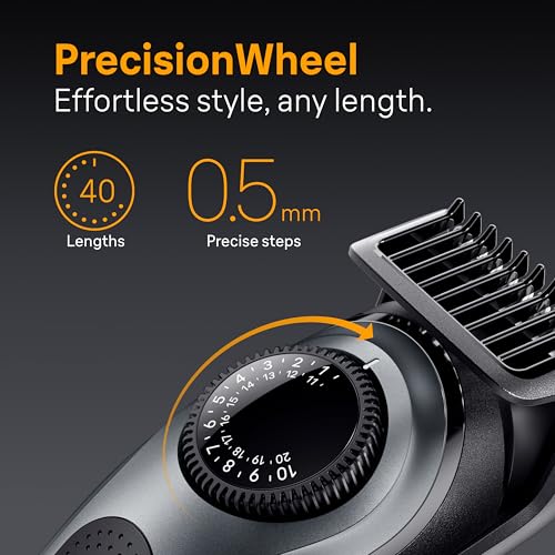 All-in-One Style Kit Series 5 5471, 8-in-1 Trimmer for Men with Beard Trimmer, Body Trimmer for Manscaping, Hair Clippers & More, Ultra-Sharp Blade, 40 Length Settings, Waterproof (Black / 10 Piece Set)
