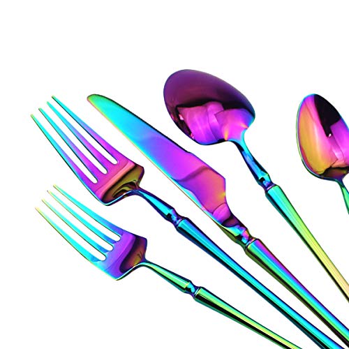 Rainbow Silverware Set (Service for 1 / Rainbow)
