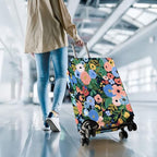 Travel Luggage Cover Suitcase Protector Fits 18 (Flower-2 / M(22-24in))