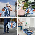 40L Expandable Travel Backpack (Camouflage Blue / 20 inches)