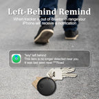 Smart Tag 2 Pack Bluetooth Tracker Work with Apple Find My (2P Black)