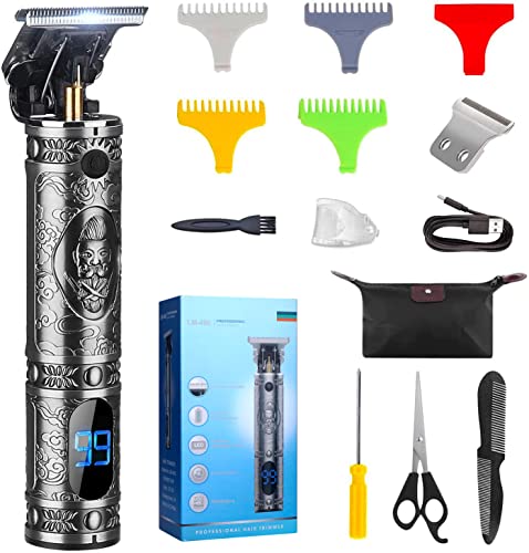 Hair Clippers for Men with Replacement Blade (Grey)