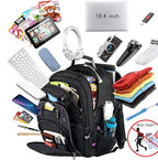 Unisex 18.4 Inch Laptop Backpack (Purple)