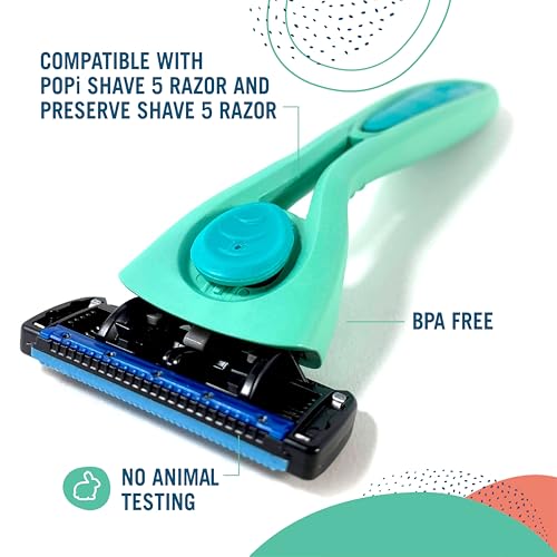 Shave 5 Blade Classic Razor Refills Ceramic Coated Blades