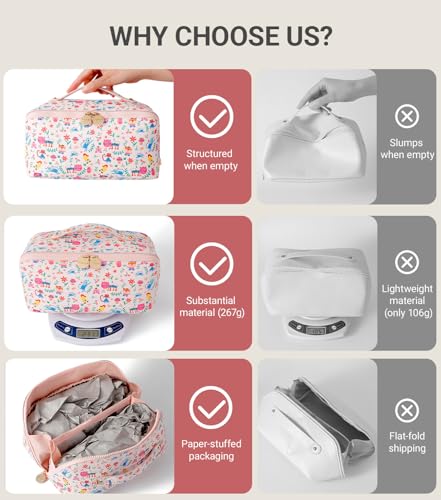 Travel Makeup Bag for Women (Sunshine Kitty)