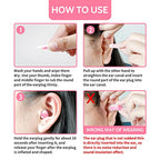 Soft Foam Ear Plugs for Sleeping (Pink/White / 1 pair (Pack of 5))