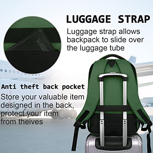 Laptop Backpack (Laptop / 15.6 Inch / Green)