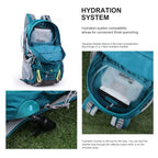 40L Hiking Backpack (Medium Teal / 40L)