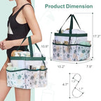Shower Caddy Portable (Green Pineapple / L (Classic Dorm Caddy))