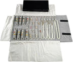 Velvet Travel Jewelry Case Roll Bag Organizer - Image 2