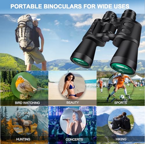 20X50 Binoculars for Adults High Powered (20x50 Black)
