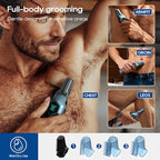 Beard Trimmer for Men (Navy Blue)