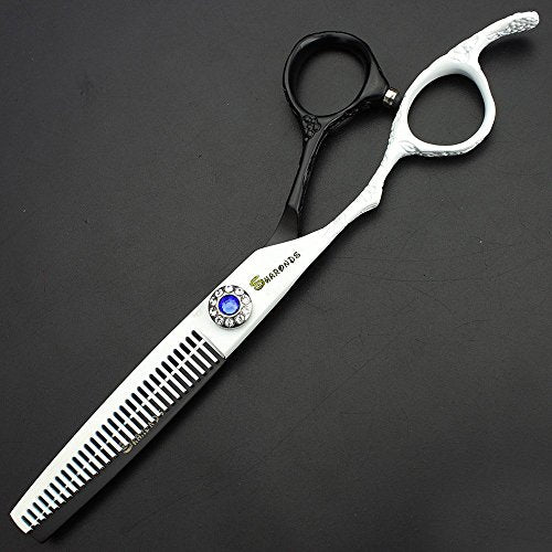 Left Hand) heasutairisutohea Scissors 6 in Hairdresser Hair is C High Hardness Made of Stainless Steel for Thinning Shear Tools to all over the world (6-inch Thin Scissors-a)