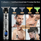Hair Clippers for Men with Replacement Blade (Grey)