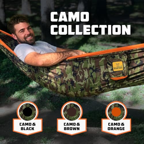 Camping Hammock (Camo Brown / Double)