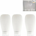 Travel Bottles for Toiletries, TSA Approved 3oz Leak Proof Silicone Soft by Lyob