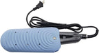 Heat Insulating Silicone Mat Pouch for Hair Styling Tools, Curling & Flat Irons Anti-Slip Travel Cover, Small Portable Straightener Pad for Curler Wands Storage, Hot Waver (Blue)