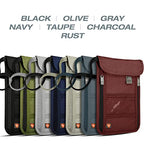 RFID Blocking Stash Neck Wallet (Taupe)