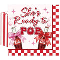 50 Pcs She's Ready to Pop Baby Shower Napkins Decorations (She’s Ready to Pop)