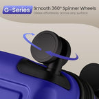 G Series Luggage set 4pcs (Royal Blue / 4-Piece Set (16/20/24/28in))