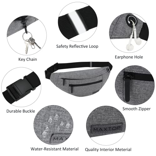 Grey Sling Bag for Women Men Gifts for Enjoy Travel Hands (Neutral Grey / Large)