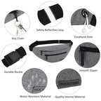 Grey Sling Bag for Women Men Gifts for Enjoy Travel Hands (Neutral Grey / Large)