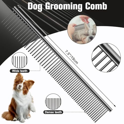 Professional Dog Grooming Scissors Set (Black)