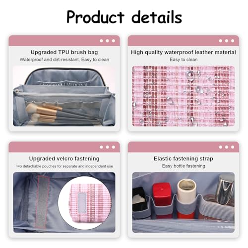Travel Makeup Bag Cosmetic Bags for Women