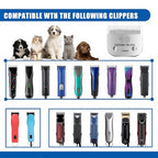 10Blades Dog Grooming Replacement Blades Compatible with Andis Pet Clipper (Silvery-12)