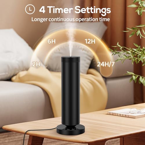 Waterless Diffuser with 108ML Essential Oils (Black)