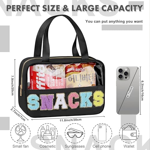 Snack Bag for Travel (Snack-Black)
