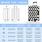 Geometric Luggage Cover Washable Suitcase Protector Anti (Geometric / M(24-26inch suitcase))