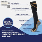 fenglaoda 8 Pairs Compression Socks - Image 3
