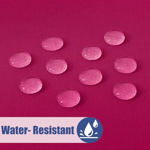 2 Pack Rectangle Spandex Fitted Table Cloth (Fuchsia / 96" x 30" (Rectangular))