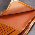 Leather Passport Holder for Travel (Antiqued Brown)