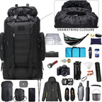 Hiking Backpack for Men 70L (100l-black)