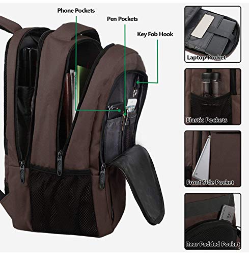 Brown 32L Laptop Backpack (15.6 Inch / Tawny Brown)
