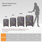 Travel Luggage Cover Fits 31 (XL / Stamp)
