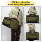 Gym Bag 22 inch Sport Duffle Bag for Men (Olive Green / 22 inch)