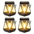 Solar Lanterns Outdoor Waterproof (Black)