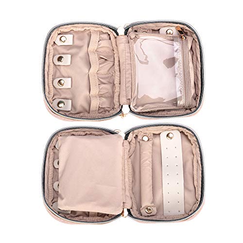 Mini Jewelry Travel Case (Misty Rose)