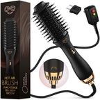 Manual Dual Voltage Blowout Hair Dryer Brush (Black - 60mm - Manual Dual Voltage)